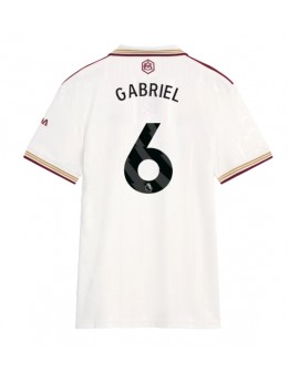 Billige Arsenal Gabriel Magalhaes #6 Tredjedrakt Dame 2025-26 Kortermet